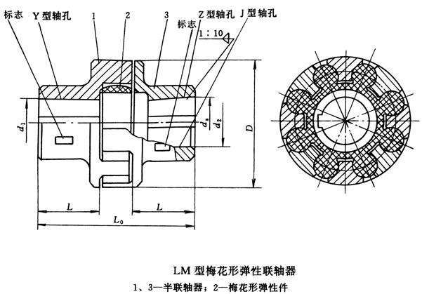 梅花形聯軸器